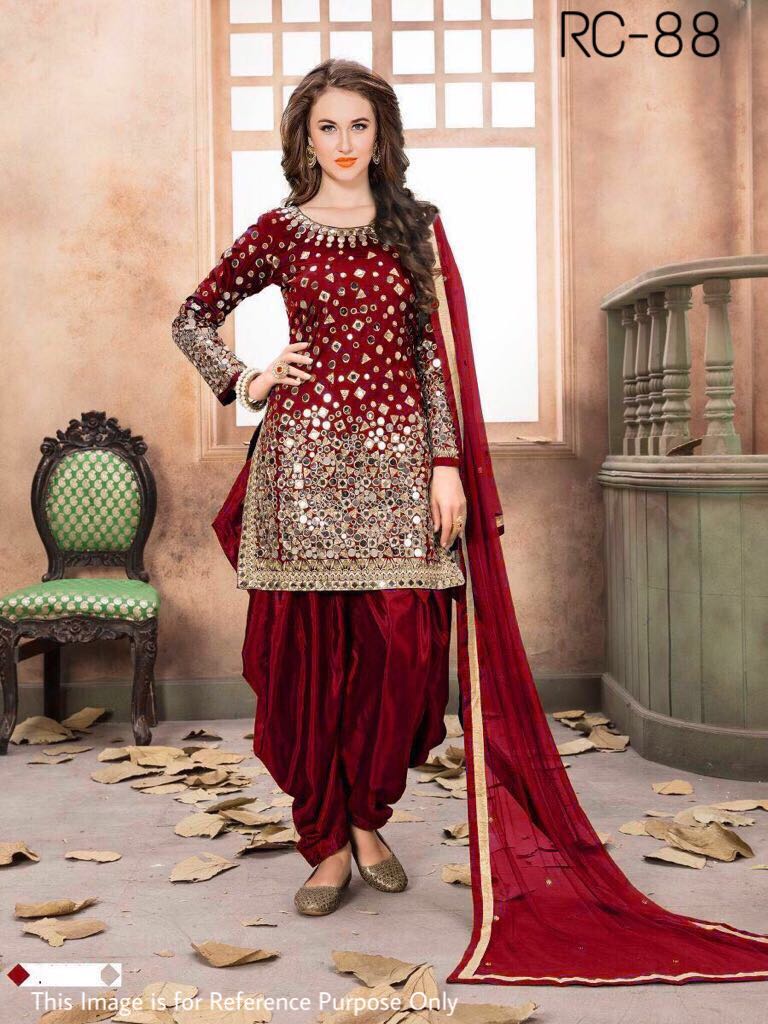 patiyala suit pattern